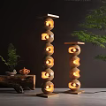 Quiet floor lamp 3d model