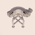 Industrial Equipment With Metal Conveyor Chain System And Cross Support Stand Structure