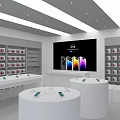 Modern Mobile Phone Store Mobile Phone Digital Comprehensive Store 3d model