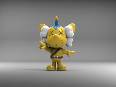 Abstract cartoon ornaments 3d model Abstract cartoon ornaments 3d model