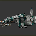Modern Spaceship Spacecraft 3d model