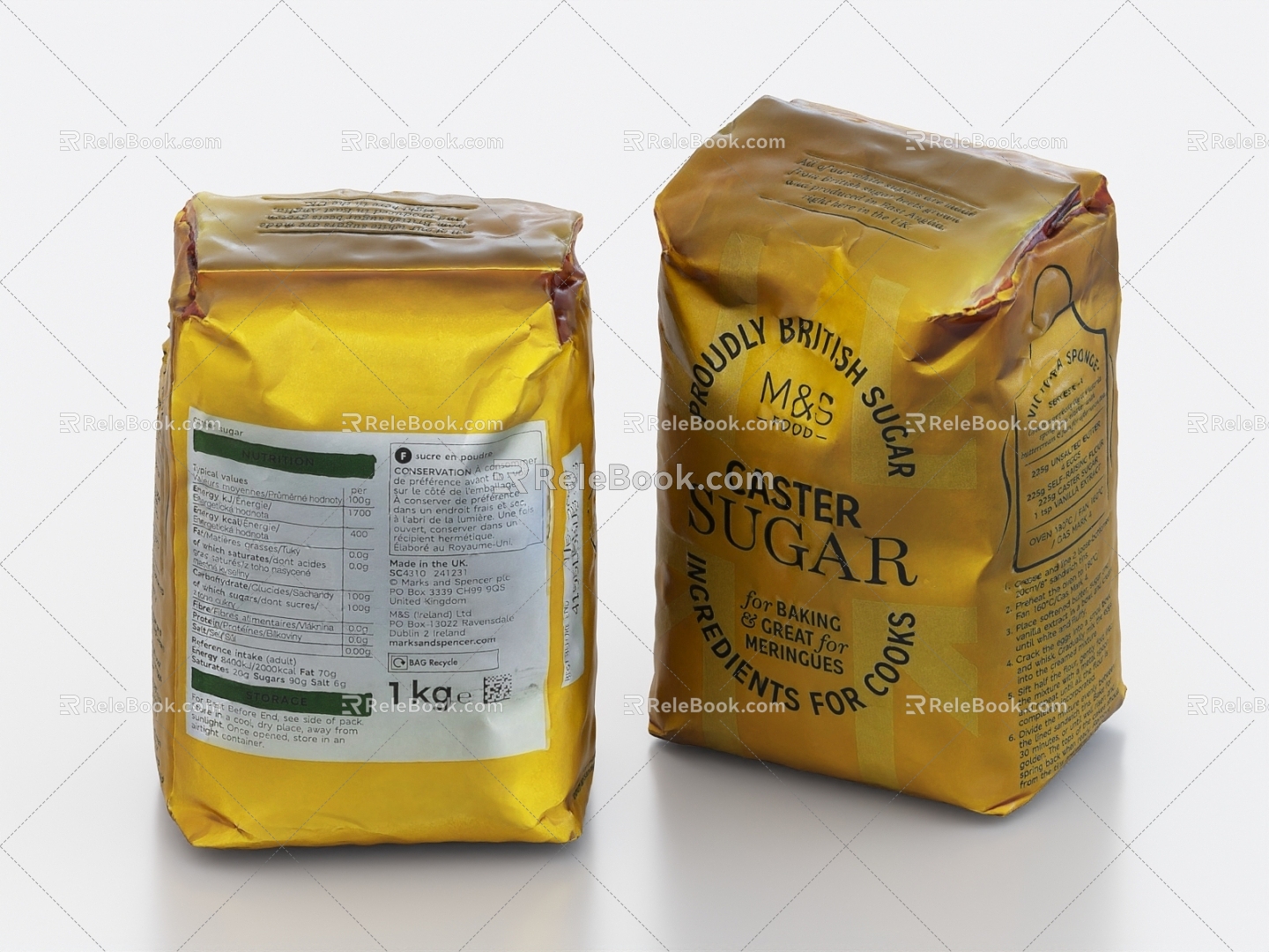 Snakeskin Bag Urea Bag Fertilizer Bag Cement Bag Grain Bag 3d model