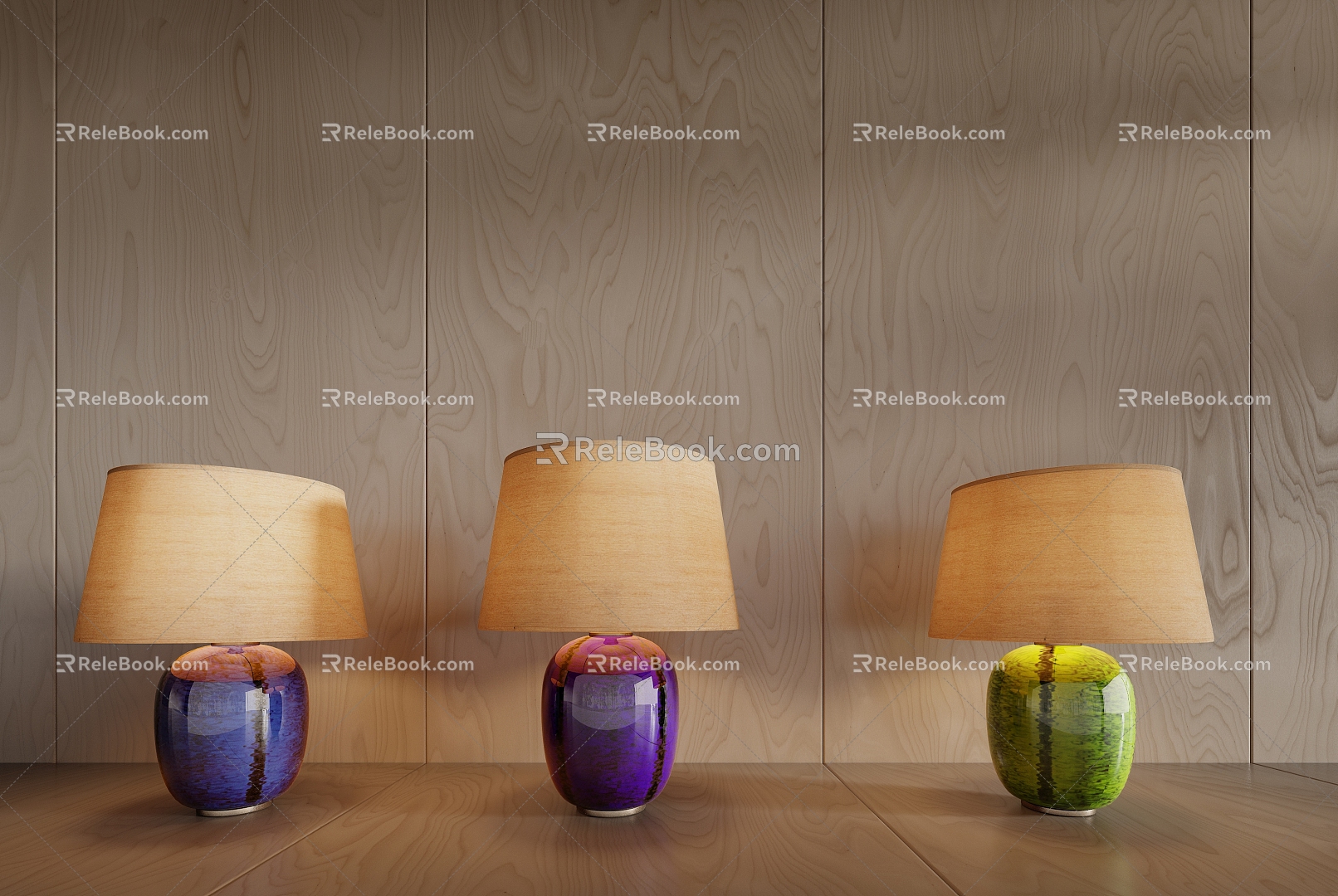 Modern Table Lamp Ceramic Table Lamp 3d model