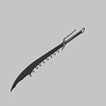 Weapons Chinese broadsword 3d model