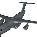 large transport aircraft military transport aircraft 3d model