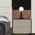 Table lamp table lamp side 3d model