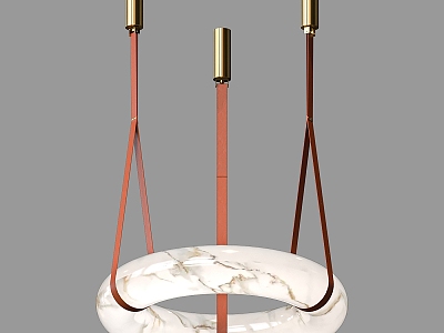 Nordic Simple Chandelier 3d model