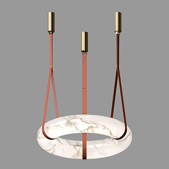 Nordic Simple Chandelier 3d model