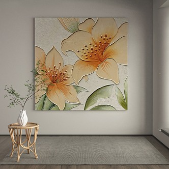 Quiet decorative painting 3d model