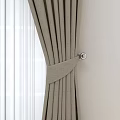 Modern Curtains 3d model