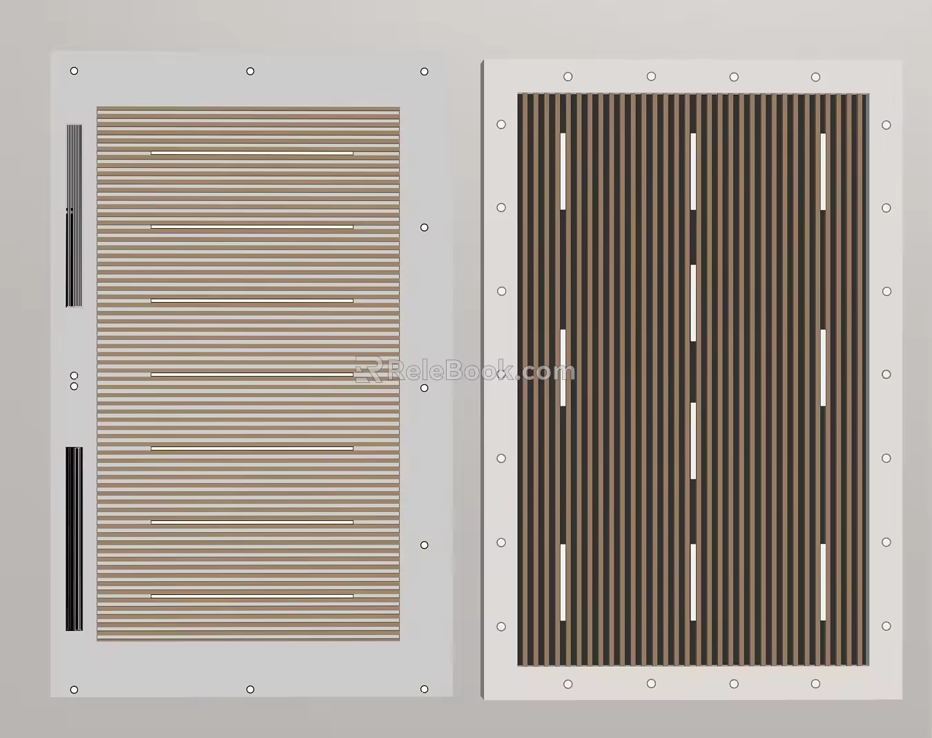 Modern Ceiling Square Ceiling Grille Ceiling 3d model