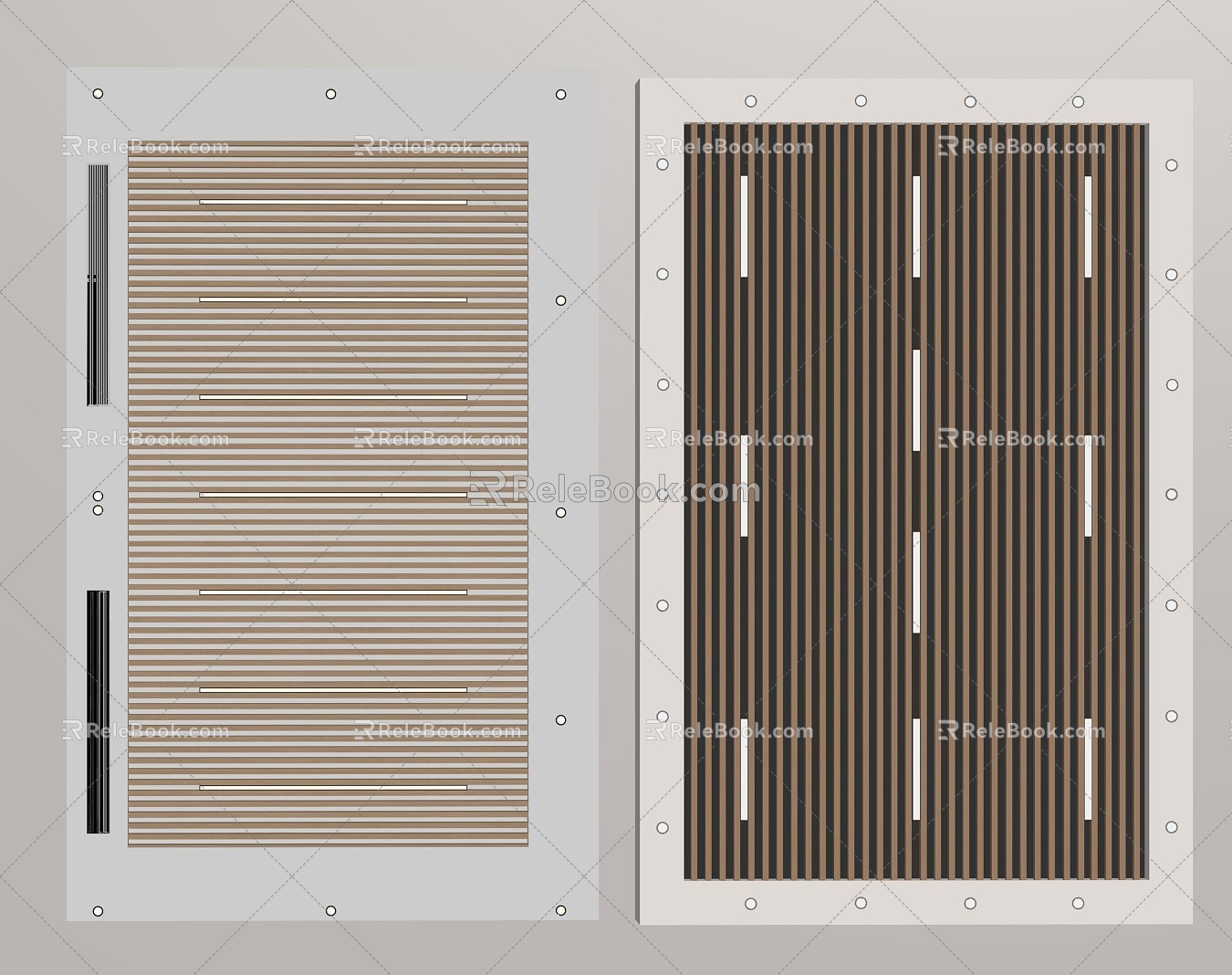 Modern Ceiling Square Ceiling Grille Ceiling 3d model