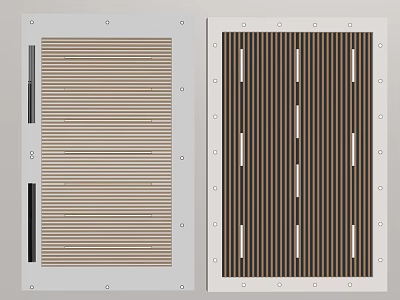 Modern Ceiling Square Ceiling Grille Ceiling 3d model