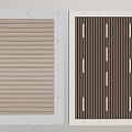 Modern Ceiling Square Ceiling Grille Ceiling 3d model