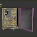 Open Metal Household Electrical Distribution Box With Internal Switches Wires And Warning Label