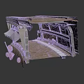 Vintage Concept Car Design With Metal Frame Wooden Panels And Wheels