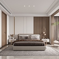 Modern Bedroom Simple Bedroom 3d model