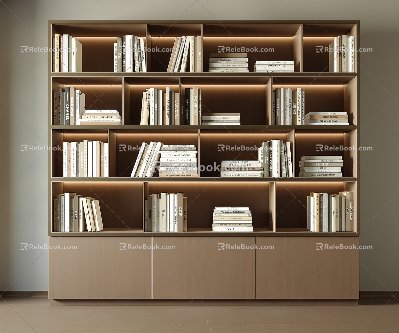 Bookcase 3d model