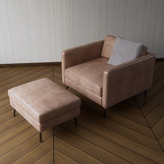 Modern Single Sofa Single Sofa Combination 3d model