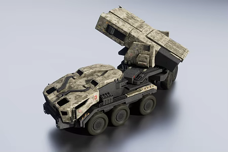 armored vehicle 3d model