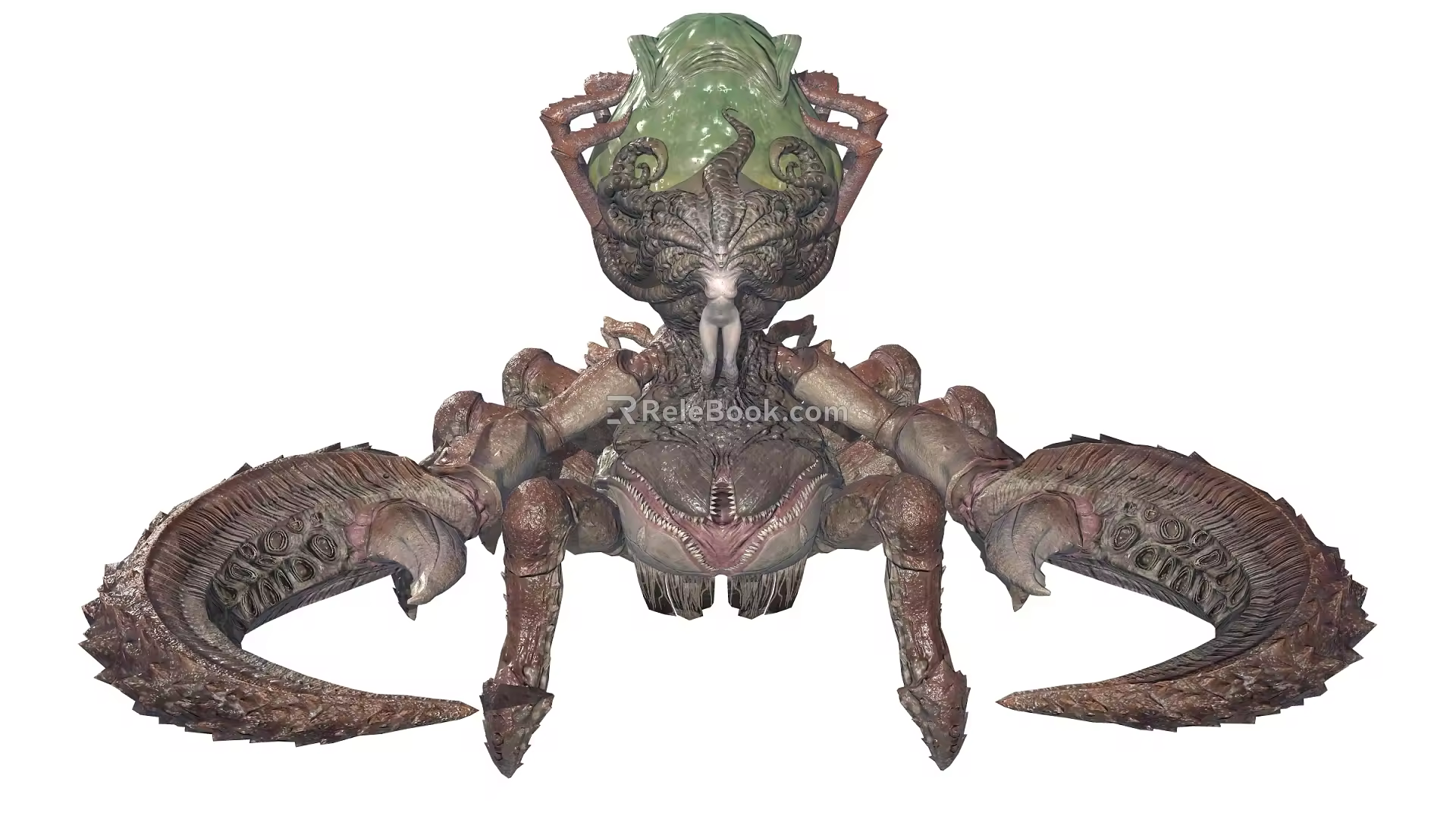 Middle Style Monster Mutant Creature Game Character 3d model
