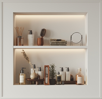 Modern toiletries 3d model