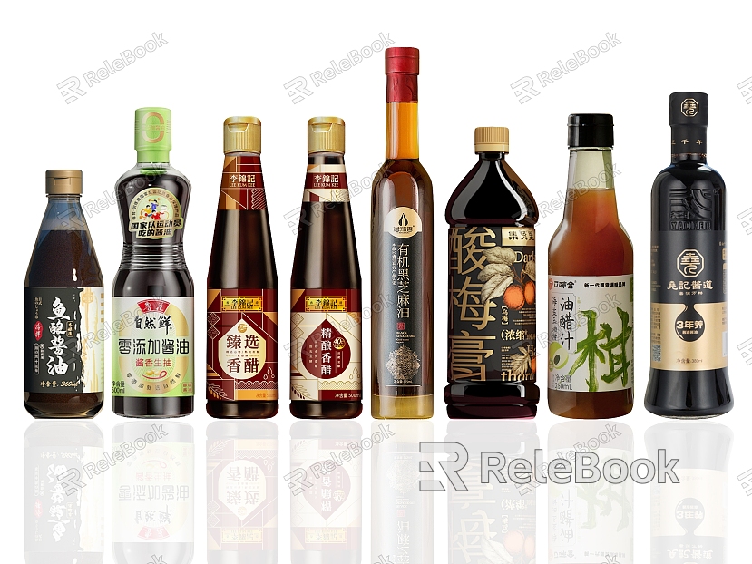 Seasoning combination seasoning bottle anise spice old soy sauce oyster sauce mature vinegar sesame oil seasoning kitchen supplies soy sauce sesame oil raw soy sauce bottle model