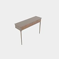 Modern Entryway Console Side Cabinet With Wooden Drawers And Metal Legs Interior Design