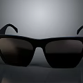 Modern Square Frame Sunglasses With Dark Lenses And Minimalist Design