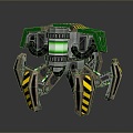 Robot Spider Robot Mecha Spider Science Fiction Spider Mechanical Spider Spider Battery Spider Tower Defense 3d model