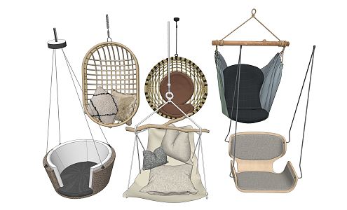 Modern Hanging Chair Hanging Chair Swing 3d model