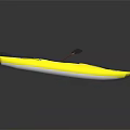 Yellow Kayak Watercraft With Modern Lightweight Design And Comfortable Seat Features