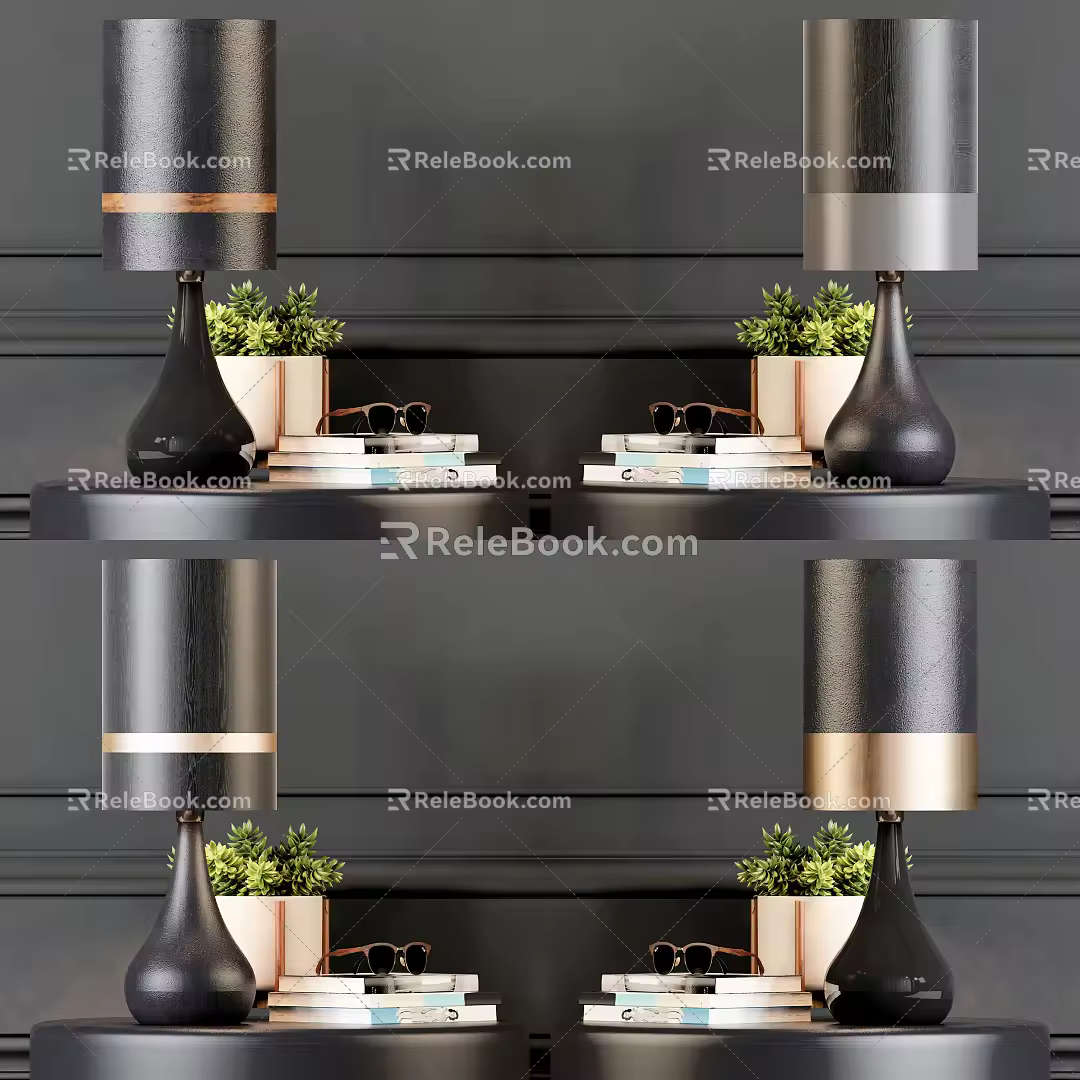 Modern Table Lamp Table Lamp Combination 3d model