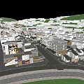 Modern Architecture Beautiful Countryside 3d model