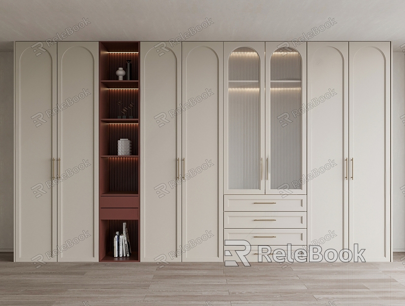 Cream Wardrobe French Cream Style Wardrobe model