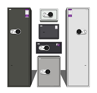 Modern Safe Combination 3d model