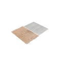 Brown And Gray Square Rugs With Tassels And Geometric Patterns For Modern Home Decor