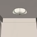 Quiet ceiling lamp 3d model