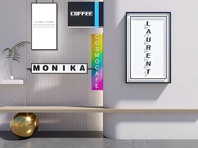 Essential Urban Road Facilities Featuring Traffic Signs And Pedestrian Crossings 3d model