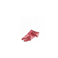 Red Wing Shaped Modern Artistic Chandelier With Illuminated LED Lights