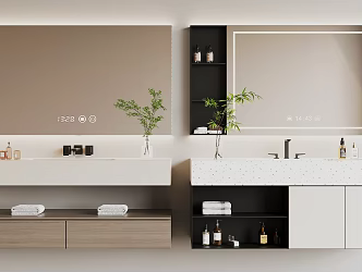 Modern bathroom cabinet 3d model