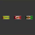 Sorry, the picture mainly shows canned food (Chilli Con Carne, Baked Beans, Peas & Carrots) and there is no animal-related information. It is impossible to generate an English title with "animal" as the main body based on the picture content.