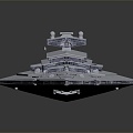 Modern Destroyer Star Destroyer Star Destroyer Spaceship 3d model