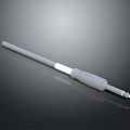 White Slim Computer Cable with Plug and Smooth Design for Device Connection