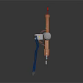 Industrial Mechanical Devices With Copper Pipes Red Blue Arrows And HELIX Labels
