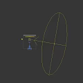 Two Types of White Light Bulbs LED Globe and Spiral CFL on Black Background