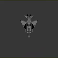 Modern fighter sci-fighter sci-fighter space fighter 3d model