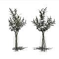 Modern Vase Ornaments Combination 3d model