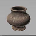 Handcrafted Textured Terracotta Vase As Decorative Accent For Rustic Furniture