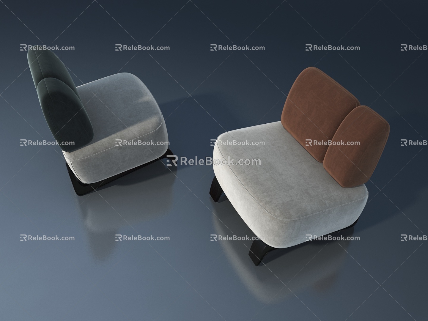 Sofa ornaments 3d model